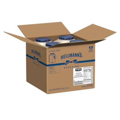 Hellmann's® Classics Blue Cheese Dressing 4 x 1 gal - To your best salads with Hellmann's® Classics Blue Cheese Dressing (4 x 1 gal) that looks, performs and tastes like you made it yourself.